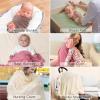 image:imageMomcozy Muslin Swaddle Blankets Ultra Soft Neutral Registry Essentials 47 x 47 Breathable Large Receiving Blanket Newborn Essentials Must Haves Baby Boys Girls Shower Gifts Fruits PartyLight Green