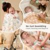 image:imageMomcozy Muslin Swaddle Blankets Ultra Soft Neutral Registry Essentials 47 x 47 Breathable Large Receiving Blanket Newborn Essentials Must Haves Baby Boys Girls Shower Gifts Fruits PartyFruits Party