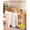 image:imageMomcozy Muslin Swaddle Blankets Ultra Soft Neutral Registry Essentials 47 x 47 Breathable Large Receiving Blanket Newborn Essentials Must Haves Baby Boys Girls Shower Gifts Fruits PartyJoy