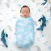 image:imageMomcozy Muslin Swaddle Blankets Ultra Soft Neutral Registry Essentials 47 x 47 Breathable Large Receiving Blanket Newborn Essentials Must Haves Baby Boys Girls Shower Gifts Fruits PartyMarine Sea Sprite