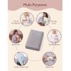image:imageMomcozy Muslin Swaddle Blankets Ultra Soft Neutral Registry Essentials 47 x 47 Breathable Large Receiving Blanket Newborn Essentials Must Haves Baby Boys Girls Shower Gifts Fruits PartyJungle Dinosaur
