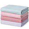 image:imageMomcozy Muslin Swaddle Blankets Ultra Soft Neutral Registry Essentials 47 x 47 Breathable Large Receiving Blanket Newborn Essentials Must Haves Baby Boys Girls Shower Gifts Fruits PartyMint Green