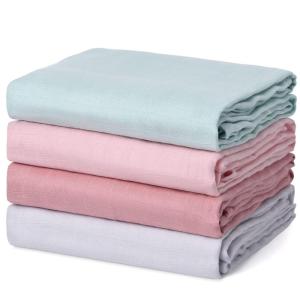 image:imageMomcozy Muslin Swaddle Blankets Ultra Soft Neutral Registry Essentials 47 x 47 Breathable Large Receiving Blanket Newborn Essentials Must Haves Baby Boys Girls Shower Gifts Fruits PartyMint Green