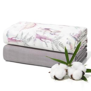 image:imageMomcozy Muslin Swaddle Blankets Ultra Soft Neutral Registry Essentials 47 x 47 Breathable Large Receiving Blanket Newborn Essentials Must Haves Baby Boys Girls Shower Gifts Fruits PartyJungle Dinosaur
