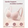 image:imageMomcozy 4in1 HandsFree Pumping Bra with Cooling Fabric amp JellyStrip Support Nursing amp Breast Pump Bra for AllDay WearOyster Pink