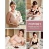 image:imageMomcozy 4in1 HandsFree Pumping Bra with Cooling Fabric amp JellyStrip Support Nursing amp Breast Pump Bra for AllDay WearOyster Pink
