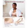 image:imageMomcozy Pumping Bra Hands Free AllinOne Nursing Bras for Breastfeeding amp Pumping Fixed Padding for Enhanced ShapeOyster Pink