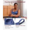 image:imageMomcozy Pumping Bra Hands Free AllinOne Nursing Bras for Breastfeeding amp Pumping Fixed Padding for Enhanced ShapeTwilight Blue