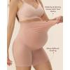 image:imageMomcozy Maternity Shapewear for Under Dresses AntiChafing MidThigh Pregnancy Underwear Belly Support Cotton GussetBlack oyster Pink2pk