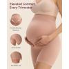 image:imageMomcozy Maternity Shapewear for Under Dresses AntiChafing MidThigh Pregnancy Underwear Belly Support Cotton GussetOyster Pink