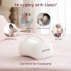 image:imageMomcozy Knee Pillow for Side Sleepers Soft Memory Foam amp PinchFree Design Relieve Knee Leg and Sciatica Pain Adjustable Elastic Strap Ideal for Pregnant Women and Seniors Cooling Cover GrayIvory