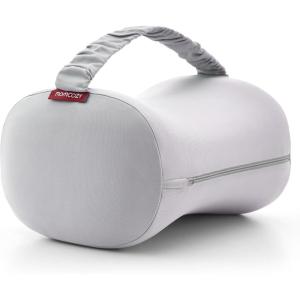 image:imageMomcozy Knee Pillow for Side Sleepers Soft Memory Foam amp PinchFree Design Relieve Knee Leg and Sciatica Pain Adjustable Elastic Strap Ideal for Pregnant Women and Seniors Cooling Cover GrayCooling Grey