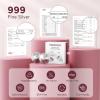 image:imageMomcozy 999 Silver Nursing Cups HoleFree Design 999 Silver Nipple Shields Breastfeeding Essentials Silver Nipple Shields for Breastfeeding Newborns Metal Nipple Shields Regular SizeXLarge