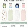 image:imageMomcozy Swaddles for Newborns Quiet Fastener Suitable for Infant 03 Months NewParentFriendly Swaddle Sack Reduce Startle Reflex Newborn Boys Girls Registry Essentials 2Pack BraveryWonder