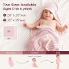 image:imageMomcozy Baby Towel with Hooded  Ultra Soft amp Absorbent Large Bath Towel Set for Comfort amp Gentle on Babys Skin  Shower Gift amp Bath Essential amp Baby Registry Search for NewbornInfantToddlerKidsDreamy Pink Orchard