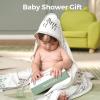 image:imageMomcozy Baby Towel with Hooded  Ultra Soft amp Absorbent Large Bath Towel Set for Comfort amp Gentle on Babys Skin  Shower Gift amp Bath Essential amp Baby Registry Search for NewbornInfantToddlerKidsBravery Buddies