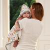 image:imageMomcozy Baby Towel with Hooded  Ultra Soft amp Absorbent Large Bath Towel Set for Comfort amp Gentle on Babys Skin  Shower Gift amp Bath Essential amp Baby Registry Search for NewbornInfantToddlerKidsPetite Blossom