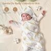 image:imageMomcozy Baby Towel with Hooded  Ultra Soft amp Absorbent Large Bath Towel Set for Comfort amp Gentle on Babys Skin  Shower Gift amp Bath Essential amp Baby Registry Search for NewbornInfantToddlerKidsLittle Safari
