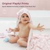 image:imageMomcozy Baby Towel with Hooded  Ultra Soft amp Absorbent Large Bath Towel Set for Comfort amp Gentle on Babys Skin  Shower Gift amp Bath Essential amp Baby Registry Search for NewbornInfantToddlerKidsBloom Bliss