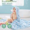 image:imageMomcozy Baby Towel with Hooded  Ultra Soft amp Absorbent Large Bath Towel Set for Comfort amp Gentle on Babys Skin  Shower Gift amp Bath Essential amp Baby Registry Search for NewbornInfantToddlerKidsMarine Whale Magic