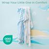 image:imageMomcozy Baby Towel with Hooded  Ultra Soft amp Absorbent Large Bath Towel Set for Comfort amp Gentle on Babys Skin  Shower Gift amp Bath Essential amp Baby Registry Search for NewbornInfantToddlerKidsMarine Whale Magic