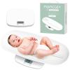 image:imageMomcozy Baby Scale MultiFunction Scale for Body Weight and Height Measurement Weighted Feeds with Curved Removable Tray for Newborns Adult Scale amp Pet Scale 5 Units AutoOffDigital LED ScreenRegular