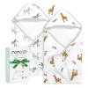 image:imageMomcozy Baby Towel with Hooded  Ultra Soft amp Absorbent Large Bath Towel Set for Comfort amp Gentle on Babys Skin  Shower Gift amp Bath Essential amp Baby Registry Search for NewbornInfantToddlerKidsBravery Buddies