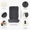 image:imageMomcozy Reversible Stroller Cushion  Universal Breathable Stroller Liner  Winter Warm Car Seat Liners  Crib Carriage Cushion Pad  Plush for Winter Use Soft Fabric for AllSeason Comfort