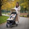 image:imageMomcozy Reversible Stroller Cushion  Universal Breathable Stroller Liner  Winter Warm Car Seat Liners  Crib Carriage Cushion Pad  Plush for Winter Use Soft Fabric for AllSeason Comfort