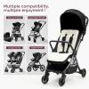 image:imageMomcozy Reversible Stroller Cushion  Universal Breathable Stroller Liner  Winter Warm Car Seat Liners  Crib Carriage Cushion Pad  Plush for Winter Use Soft Fabric for AllSeason Comfort