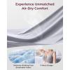 image:imageMomcozy CoolFit Nursing Bras for Breastfeeding Fixed Padding Ultra Stretch Seamless Jelly Strip Maternity Bra WirelessGray