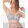 image:imageMomcozy Nursing Bras for Breastfeeding Seamless Comfort Lightweight Maternity Bra Wireless Pregnancy Bralette Gray Zebra