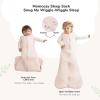 image:imageMomcozy Sleep Sack for Baby 612 Months 15 TOG Baby Wearable Blanket with Supportive Plush Filling TwoWay Zipper for Easy Diaper Changes SnapFit Design for Growing Babies Medium GiraffePink