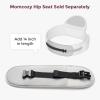 image:imageMomcozy Baby Carrier with Hip Seat Detachable HandsFree Carrier up to 44lbs Belt Extender Included Extends Waist Band up to 59 for Plus Size Parents AirmeshGrey