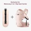 image:imageMomcozy Baby Carrier with Hip Seat Detachable HandsFree Carrier up to 44lbs Belt Extender Included Extends Waist Band up to 59 for Plus Size Parents AirmeshPink