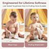 image:imageMomcozy Baby Washcloths  New amp Classic Packaging 4Layer Medium Thickness Premium Cotton for Newborns Great for Bathing Wiping amp OnTheGo Shower Gift 10 Pack 10x10 inch