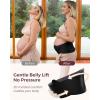 image:imageMomcozy Belly Bands for Pregnant Women OnePiece amp Portable Pregnancy Belly Band with Ergonest Back Support amp Breathable Fabric  Adjustable Maternity Belt for SmallRoundHighCarrying BellyBlack