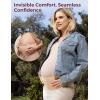 image:imageMomcozy Belly Bands for Pregnant Women OnePiece amp Portable Pregnancy Belly Band with Ergonest Back Support amp Breathable Fabric  Adjustable Maternity Belt for SmallRoundHighCarrying BellyOyster Pink