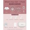 image:imageMomcozy DoubleSealed Flange 27mm Compatible with Momcozy M5 Breast Pump DoubleSealed Replacement Parts 1PC 27mmCozy Red