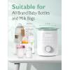 image:imageMomcozy Retain Nutrients Bottle Warmer 9in1 Baby Bottle Warmer with Night Light amp Momcozy Easy Pour Breastmilk Storage Bag 8Oz TempSensing Color Change
