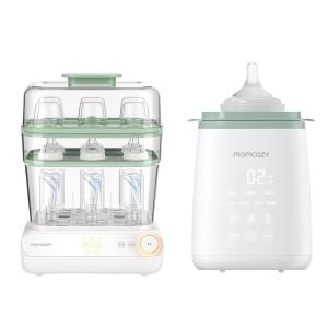 image:imageMomcozy 3 Layers Large Bottle Sterilizer and Dryer amp Momcozy Bottle Warmer