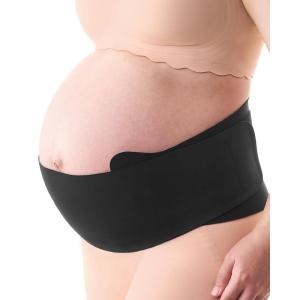 image:imageMomcozy Belly Bands for Pregnant Women OnePiece amp Portable Pregnancy Belly Band with Ergonest Back Support amp Breathable Fabric  Adjustable Maternity Belt for SmallRoundHighCarrying BellyBlack