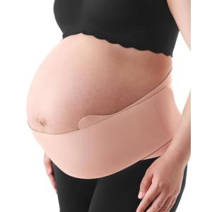 image:imageMomcozy Belly Bands for Pregnant Women OnePiece amp Portable Pregnancy Belly Band with Ergonest Back Support amp Breathable Fabric  Adjustable Maternity Belt for SmallRoundHighCarrying BellyOyster Pink