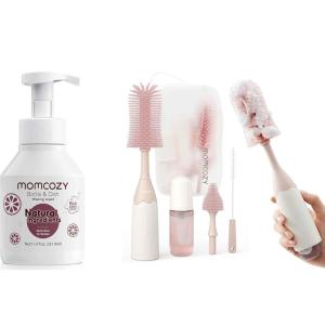 image:imageMomcozy Bottle Brush Kit Pink amp Momcozy Bottle Brush Cleaning Fluid