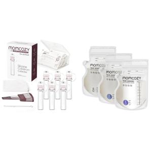 image:imageMomcozy Colostrum Collector Reusable Breast Milk Collector amp Momcozy Breastmilk Storage Bag 8Oz