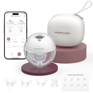 image:imageMomcozy DoubleSealed Flange 27mm Compatible with Momcozy M5 Breast Pump DoubleSealed Replacement Parts 1PC 27mmQuill Gray
