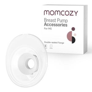 image:imageMomcozy DoubleSealed Flange 27mm Compatible with Momcozy M5 Breast Pump DoubleSealed Replacement Parts 1PC 27mmTransparent