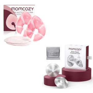 image:imageMomcozy Larger Breast Therapy Packs Hot and Cold Breast Pads999 Silver Nursing Cups Original Perforated Breathable Design