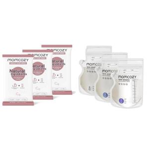 image:imageMomcozy Natural Breast Pump Wipes amp Momcozy Breastmilk Storage Bag 8Oz