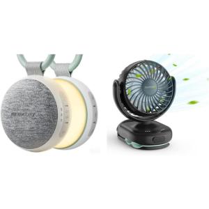 image:imageMomcozy Portable Stroller Fan amp Portable Sound Machine